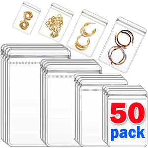 Jewelry Organizer Pouch Transparent PVC Anti-Oxidation Storage Bags 14:366#10x15CM;200007763:201336106;5:200004763#10PCS 44 € AVADA - Best Sellers PIUMA HOME