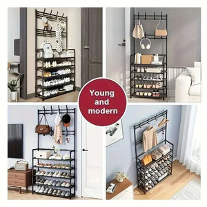 Entryway Coat Rack with Shoe Storage for Hallway Organization 14:100018752;200007763:201336106 41 € AVADA - Best Sellers PIUMA HOME