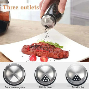 Glass Spice Rack Organizer Set