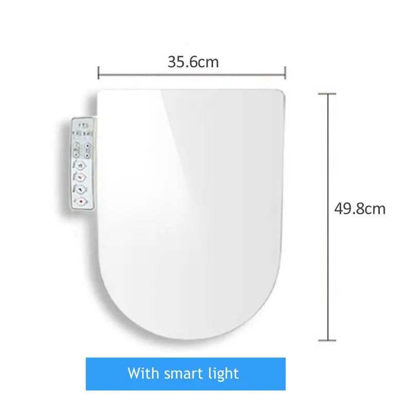 Ecofresh U O V shape Intelligent Toilet Seat Electric Bidet Cover Smart Bidet Heated Toilet seat Led Light Wc smart toilet seat
