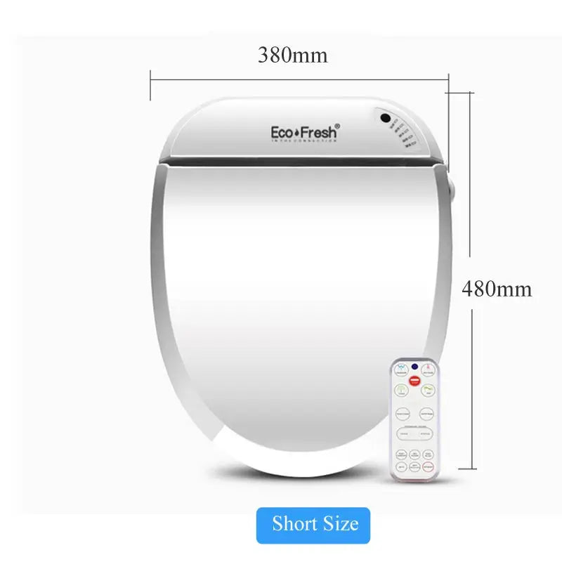Ecofresh U O V shape Intelligent Toilet Seat Electric Bidet Cover Smart Bidet Heated Toilet seat Led Light Wc smart toilet seat