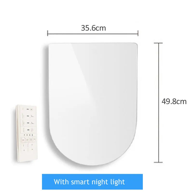 Ecofresh U O V shape Intelligent Toilet Seat Electric Bidet Cover Smart Bidet Heated Toilet seat Led Light Wc smart toilet seat