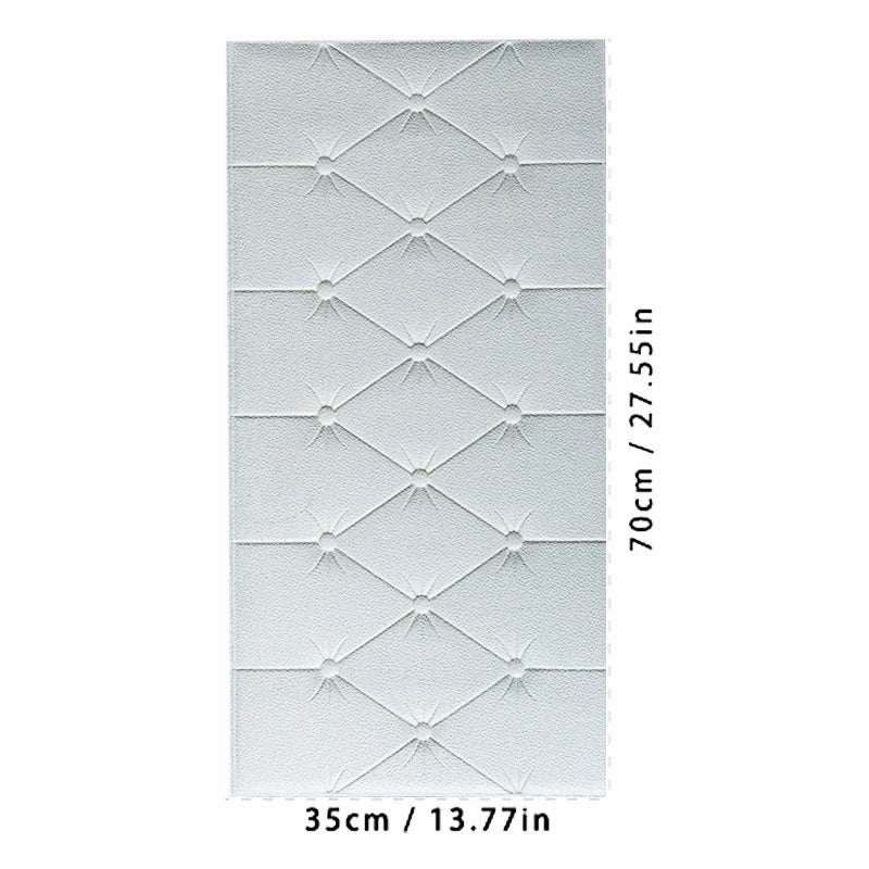 Thickened self-adhesive 3D wall sticker wallpaper tatami anti-collision wall pad children's bedroom living room soft foam pad