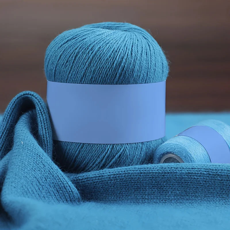 6 Pairs 100% Cashmere Soft Yarn 10.58oz+4.23oz - For Crochet Knitting Hats Clothing Valentine Gift | 24-hour Shipping