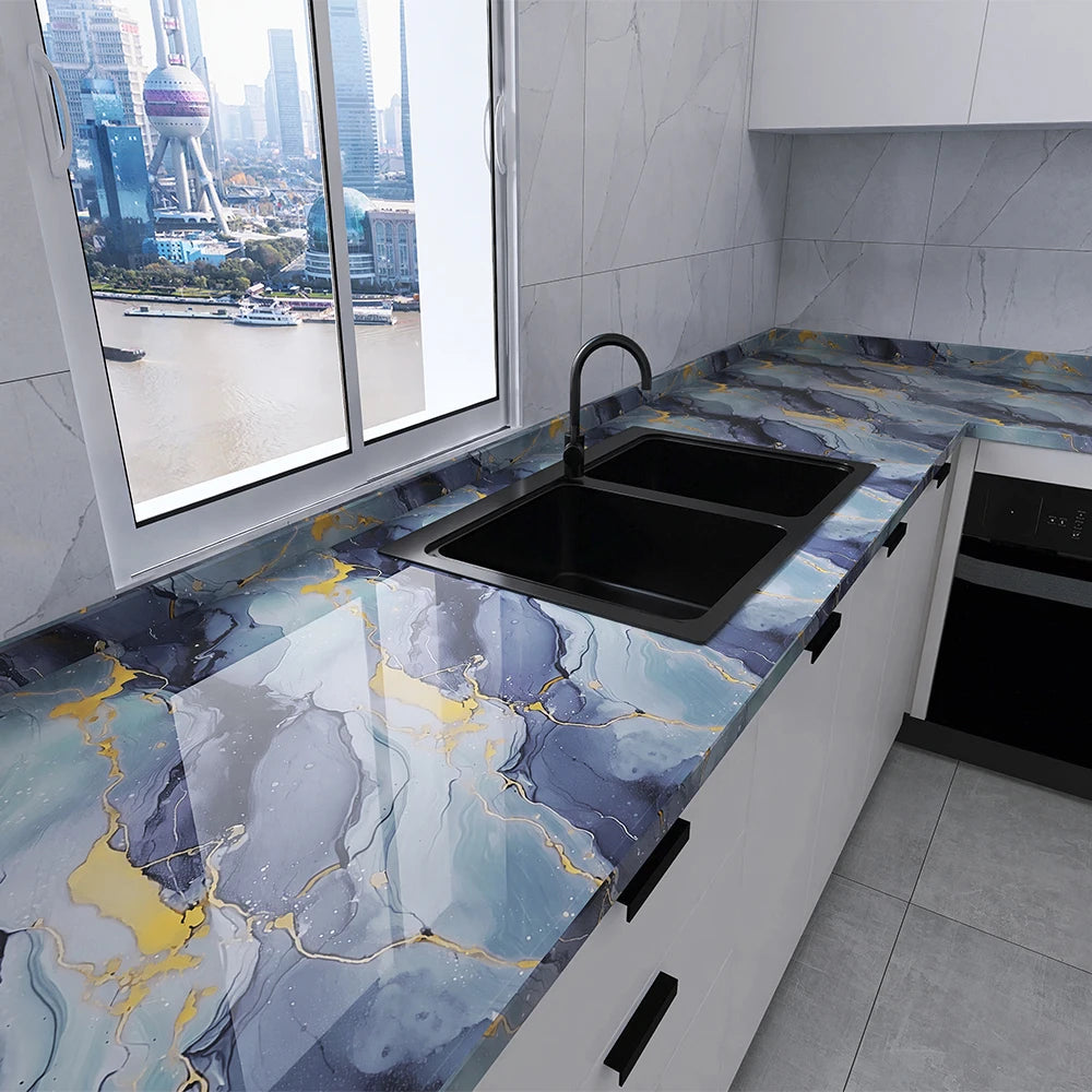 Convient pour cuisine, papier peint autocollant, papier peint PVC autocollant, décoration intérieure, autocollant imperméable et résistant à l'huile