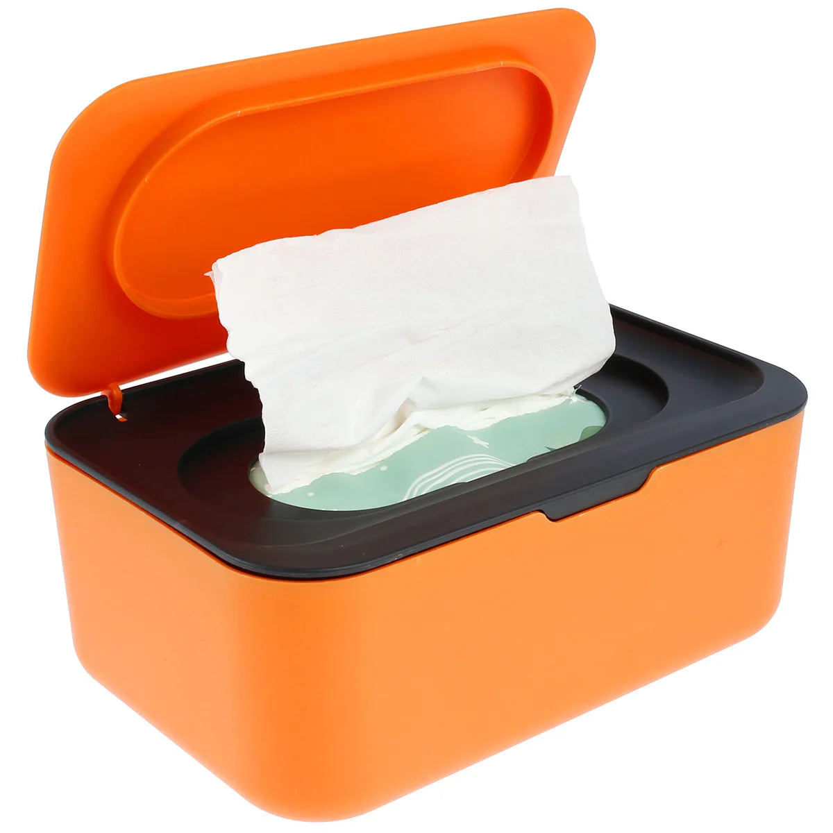 Distributeur de papier pour boîte à mouchoirs humides, portable avec couvercle, boîte de rangement pour mouchoirs, organisateur de voiture pour bébé, anti-poussière, serviette, chaud