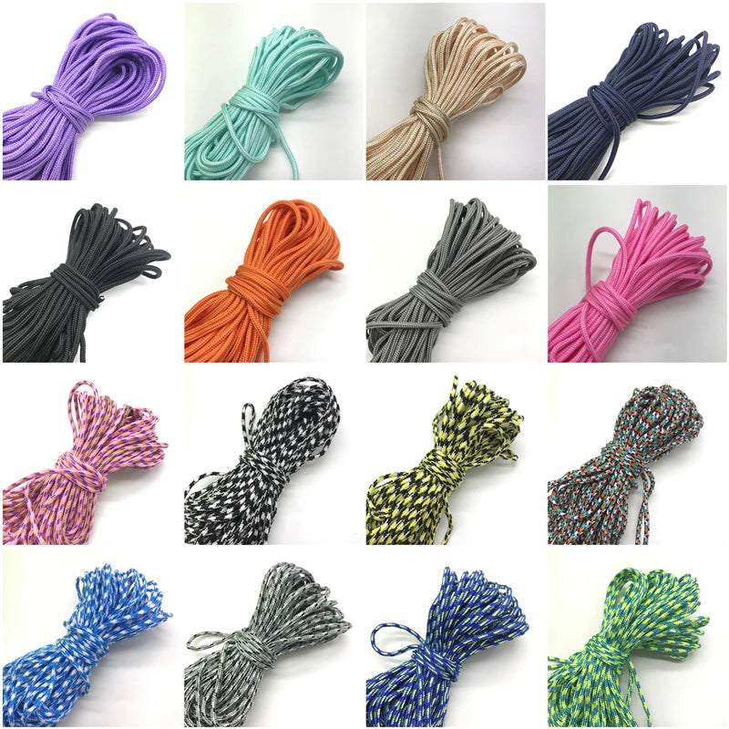 10Yards 2mm Parachute Cord Lanyard Rope Mil Spec Type One Strand Climbing Camping Survival Equipment DIY Jewelry Making
