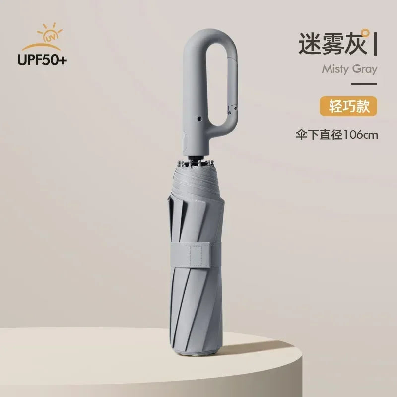 Parapluie Coupe-vent Renforcé Pliage Automatique Grande Taille Protection Solaire UV Anti-tempête Parapluie de Voyage