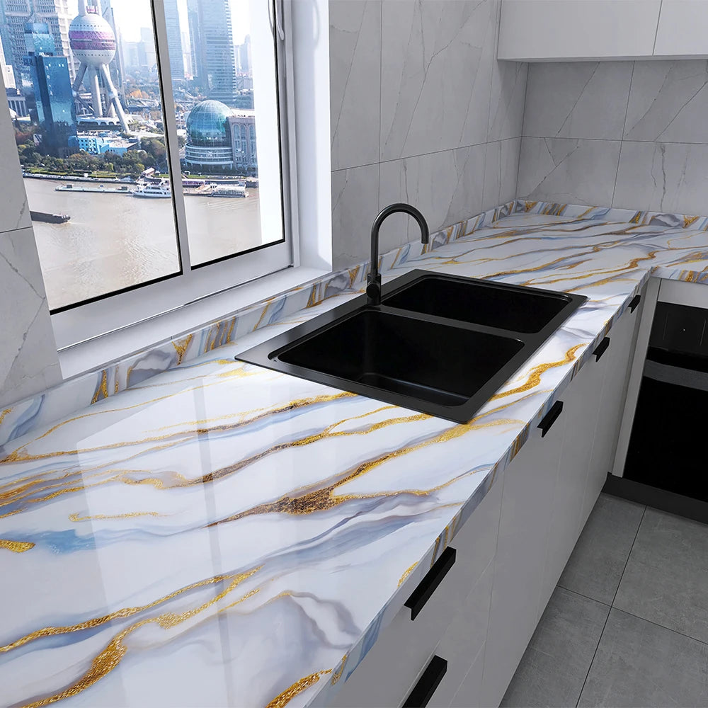 Convient pour cuisine, papier peint autocollant, papier peint PVC autocollant, décoration intérieure, autocollant imperméable et résistant à l'huile