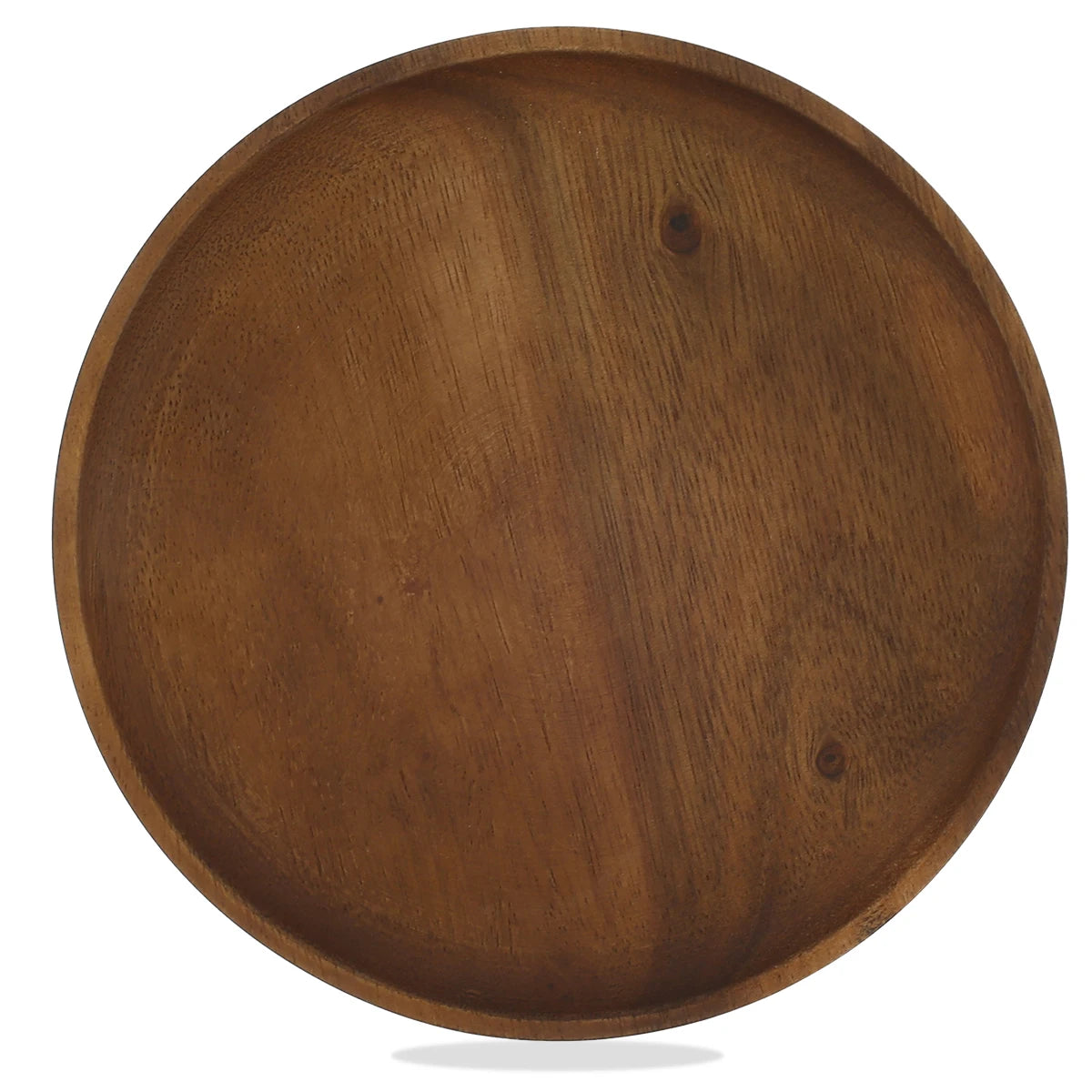 Round Wooden Pizza Serving Board Wooden Cutting Board Charcuterie Tray 7/9/11 Inch Fruit Snack Plate Practical Kitchen Utensils