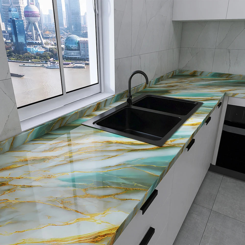 Convient pour cuisine, papier peint autocollant, papier peint PVC autocollant, décoration intérieure, autocollant imperméable et résistant à l'huile