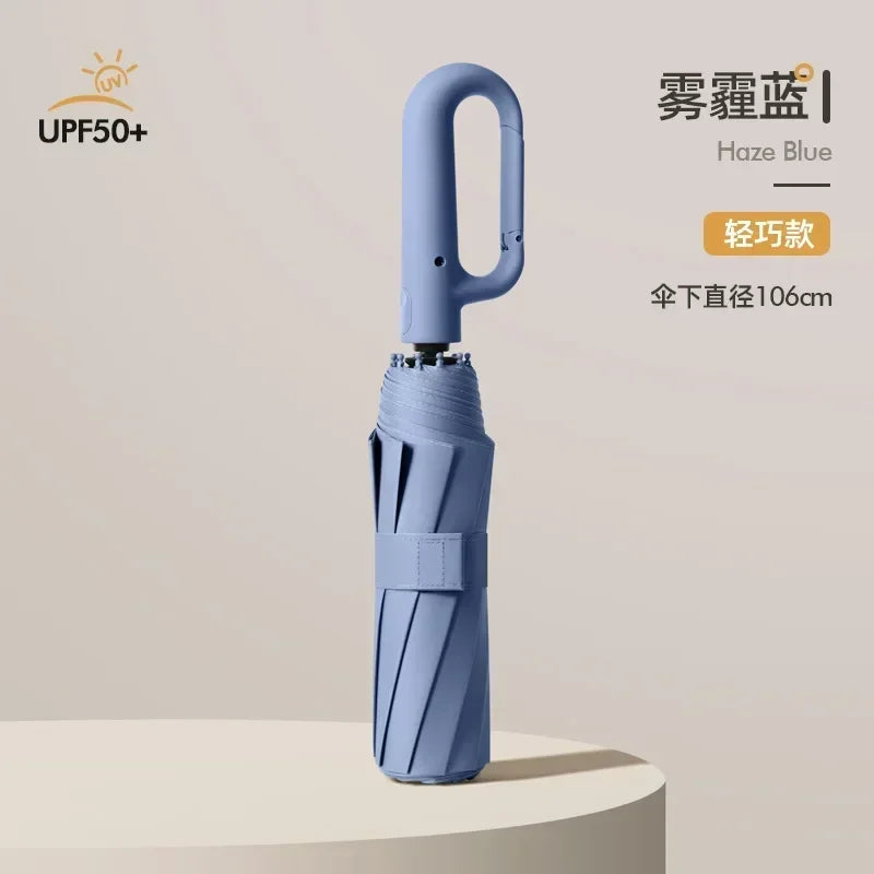 Parapluie Coupe-vent Renforcé Pliage Automatique Grande Taille Protection Solaire UV Anti-tempête Parapluie de Voyage
