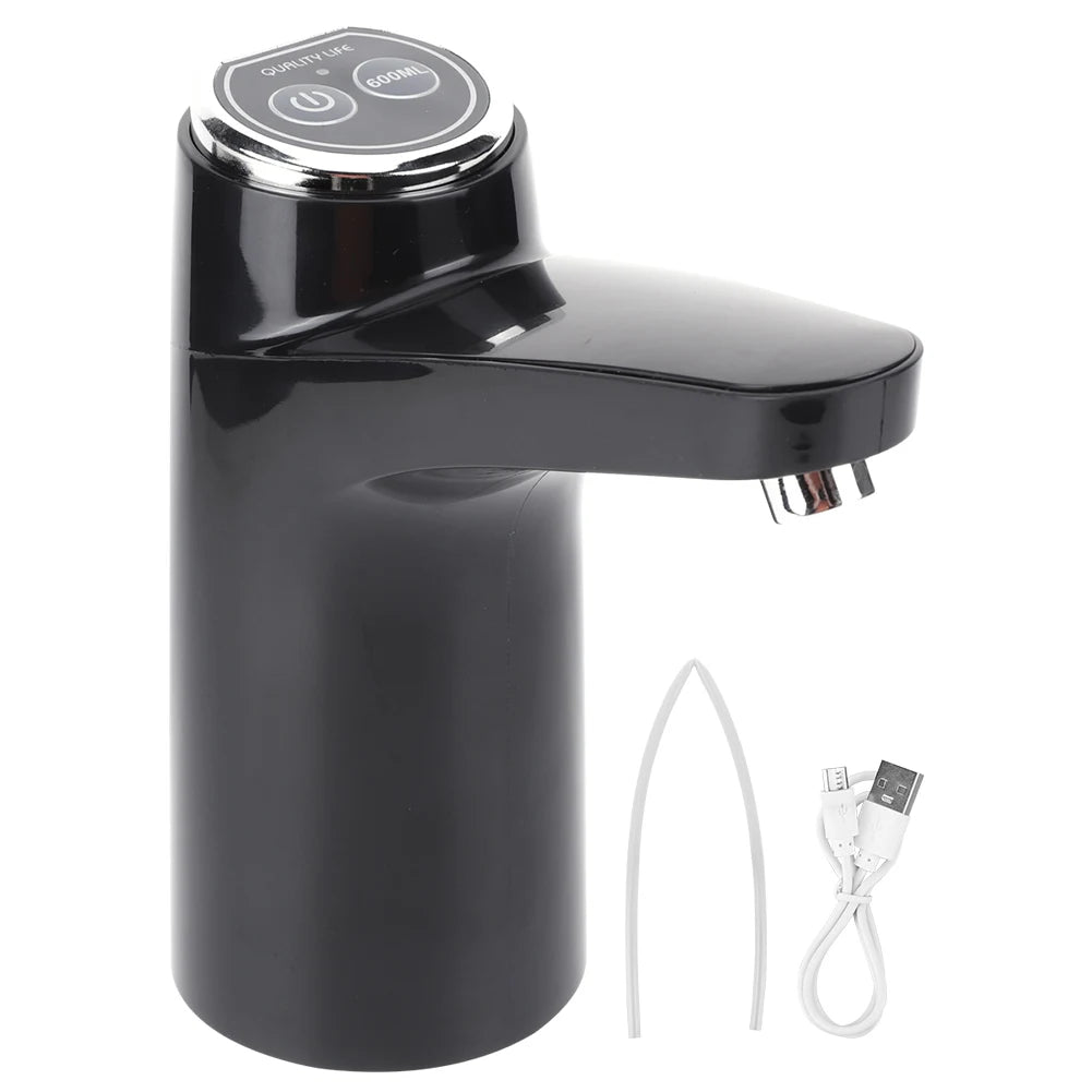 11L Outdoor Water Bin Large Capacity Camping Water Buckle with Faucet &USB Rechargeable Electric Water Pump Water Tank Dispenser
