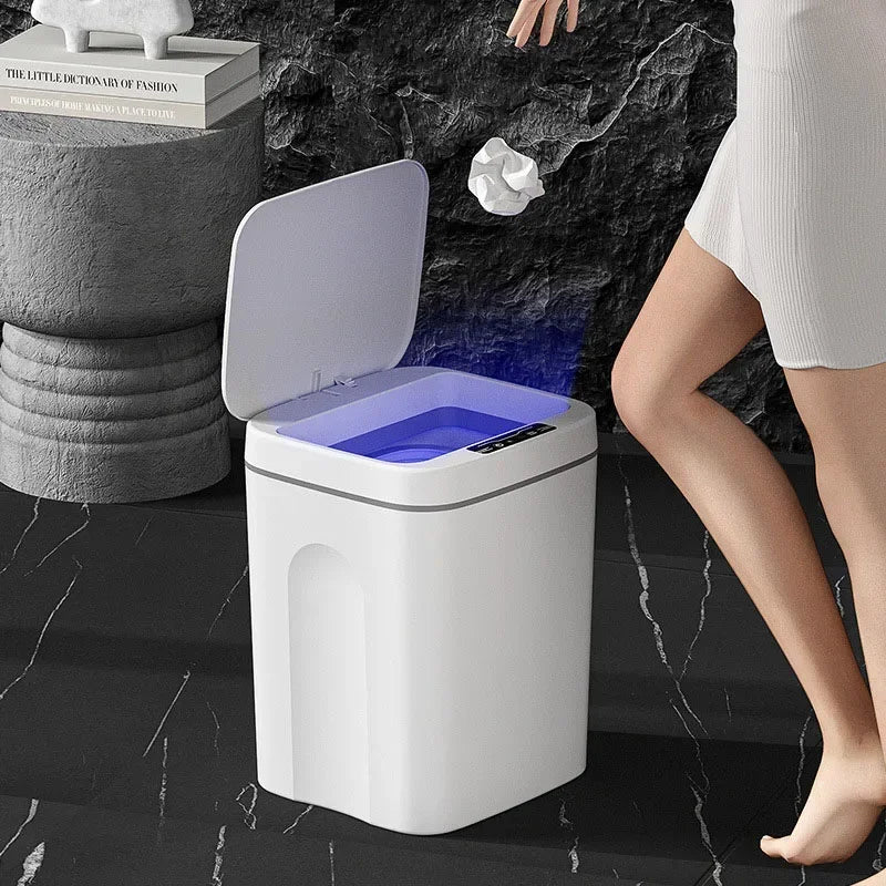 Smart Sensor Trash Can Touchless Kitchen Automatic Garbage Bin