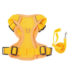 Dog Harness Vest Reflective Adjustable Escape-Proof Walking Safety