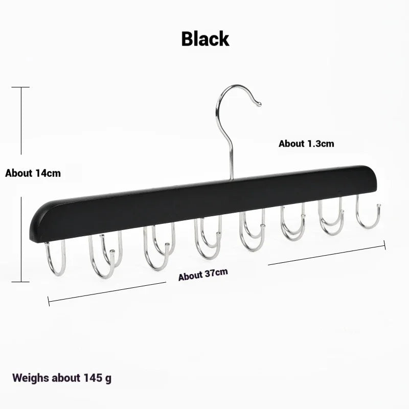 Wooden Belt Rack Women Storage Hangers for Clothes Case Home Wardrobe Accessories Supplly Scarf Organizer Men Tie Belt Hangers