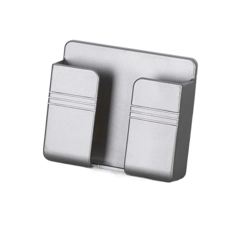 4/2/1Pcs Multifunction Punch Free Wall Mounted Storage Box Organizer TV Remote Control Mounted Mobile Phone Plug Charging Holder
