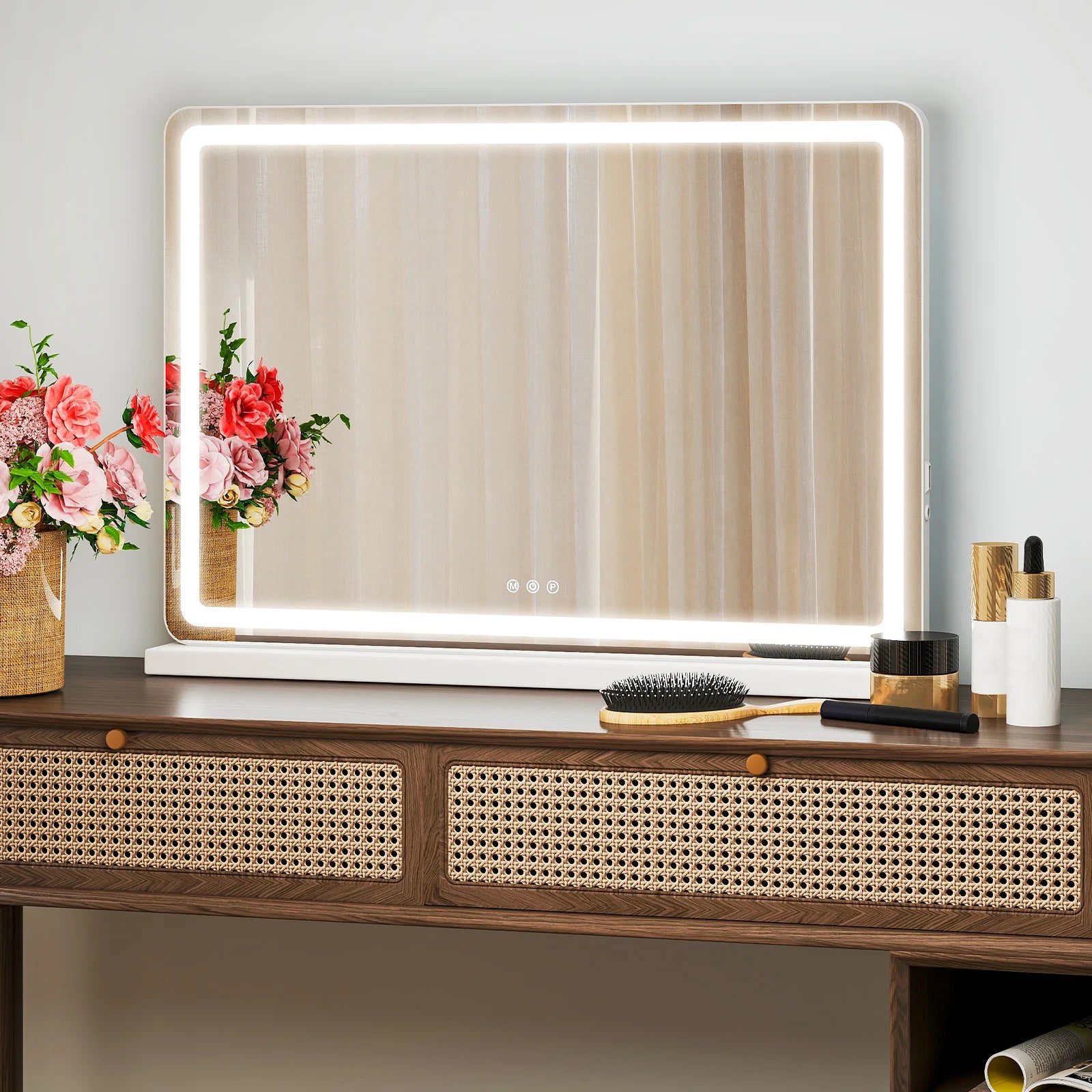 LED Vanity Mirror — Dimmable 3-Mode Makeup Mirror with Smart Memory