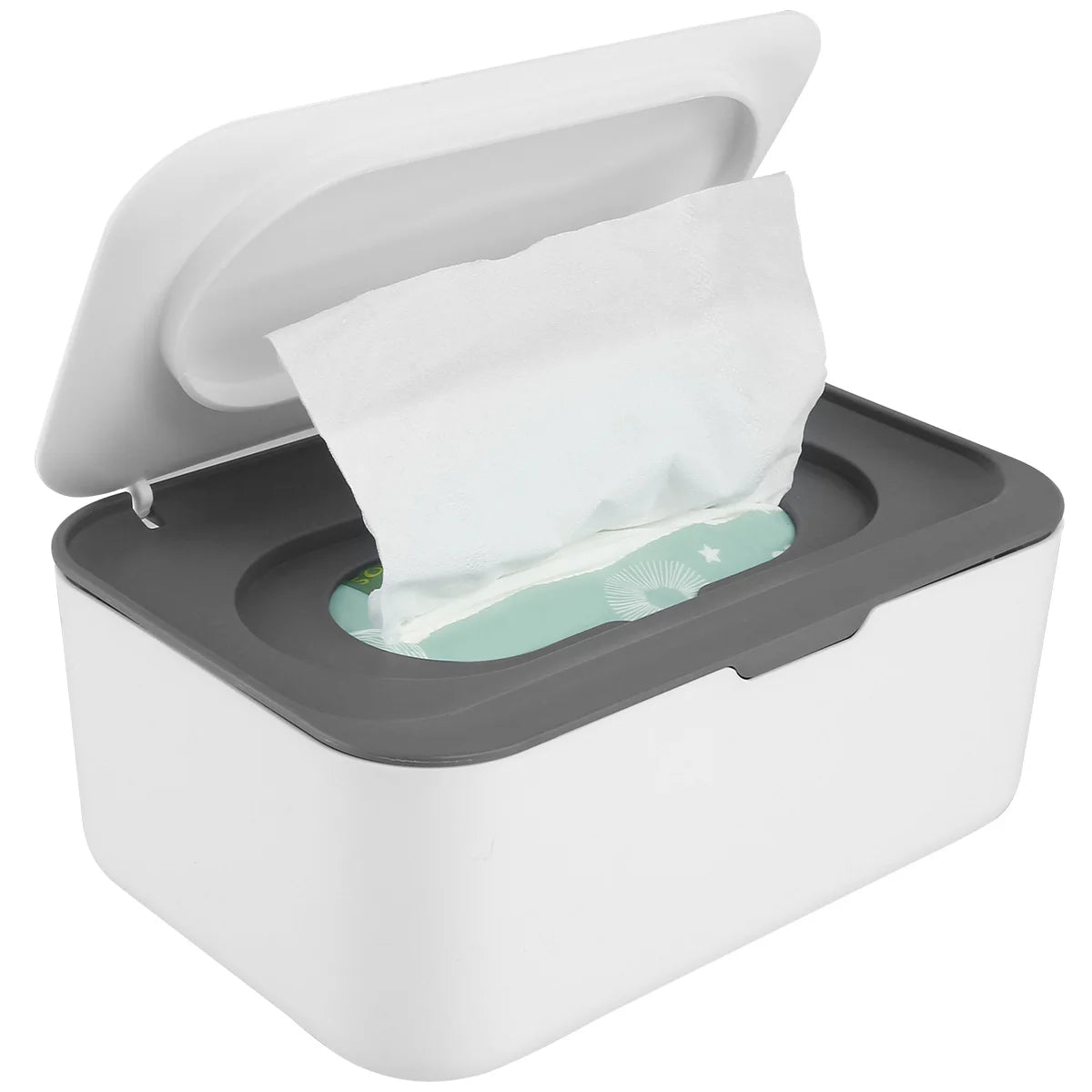 Distributeur de papier pour boîte à mouchoirs humides, portable avec couvercle, boîte de rangement pour mouchoirs, organisateur de voiture pour bébé, anti-poussière, serviette, chaud