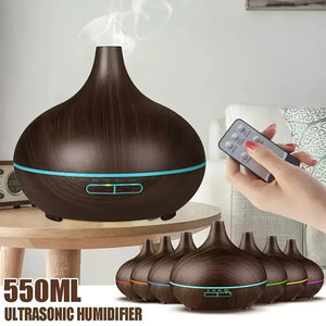 USB Mini Humidifier 500ml 7 LED Colors Aromatherapy Essential Oil Diffuser