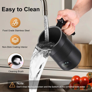 Automatic Milk Frother Machine Hot Cold Foam Coffee Cappuccino