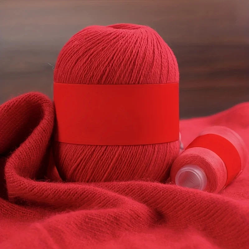 6 Pairs 100% Cashmere Soft Yarn 10.58oz+4.23oz - For Crochet Knitting Hats Clothing Valentine Gift | 24-hour Shipping
