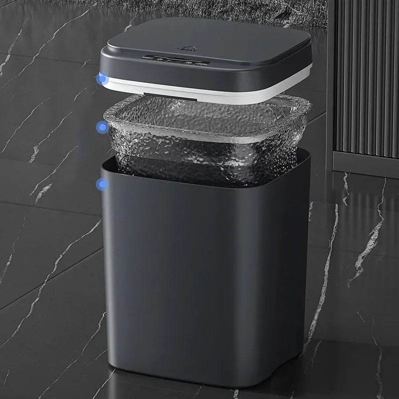 Automatic Infrared Sensor Waste Bin Soft Close Stainless Steel