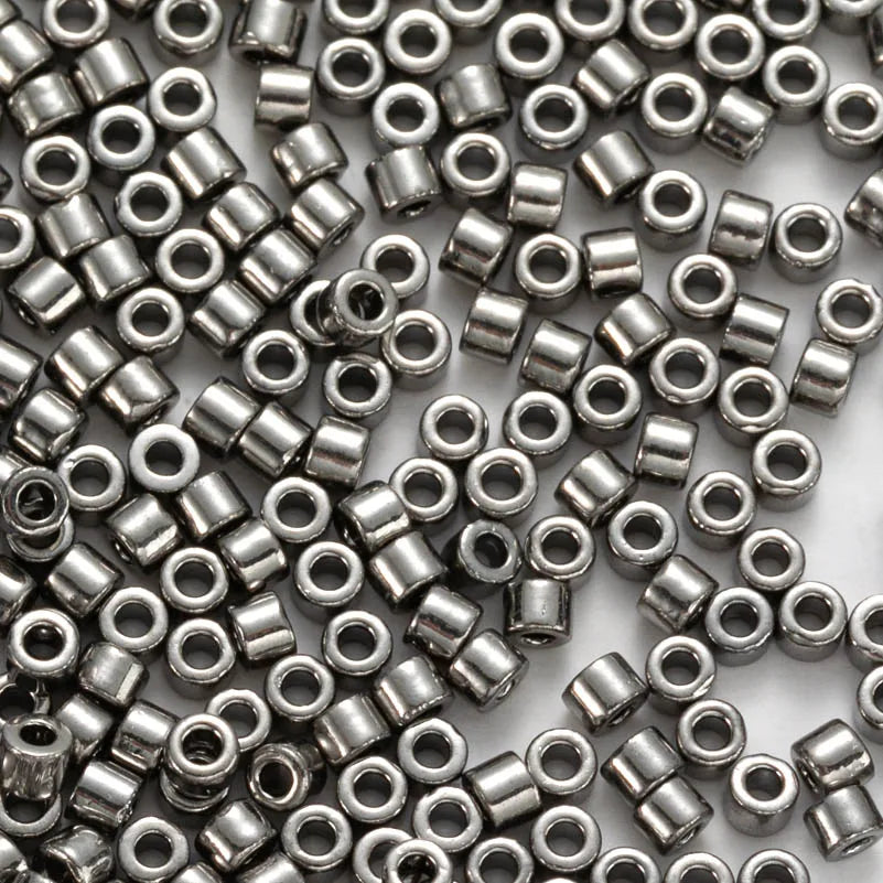 Perles MKY de 2,0 mm 10 grammes/tube Perles en verre de couleurs métalliques pour couture artisanale DIY