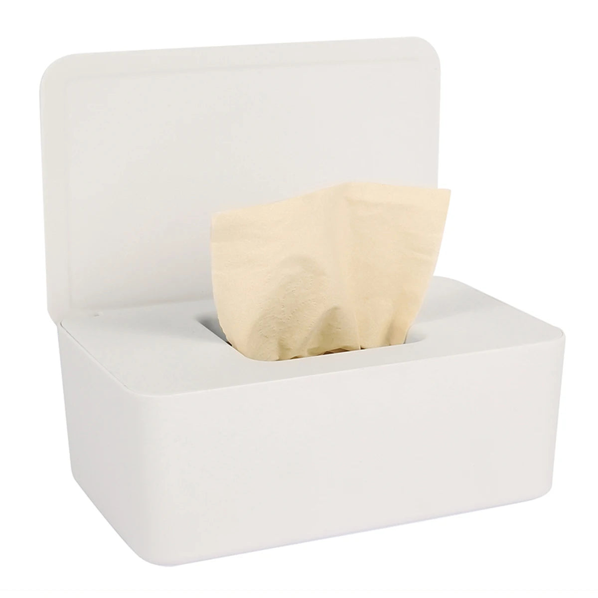 Distributeur de papier pour boîte à mouchoirs humides, portable avec couvercle, boîte de rangement pour mouchoirs, organisateur de voiture pour bébé, anti-poussière, serviette, chaud