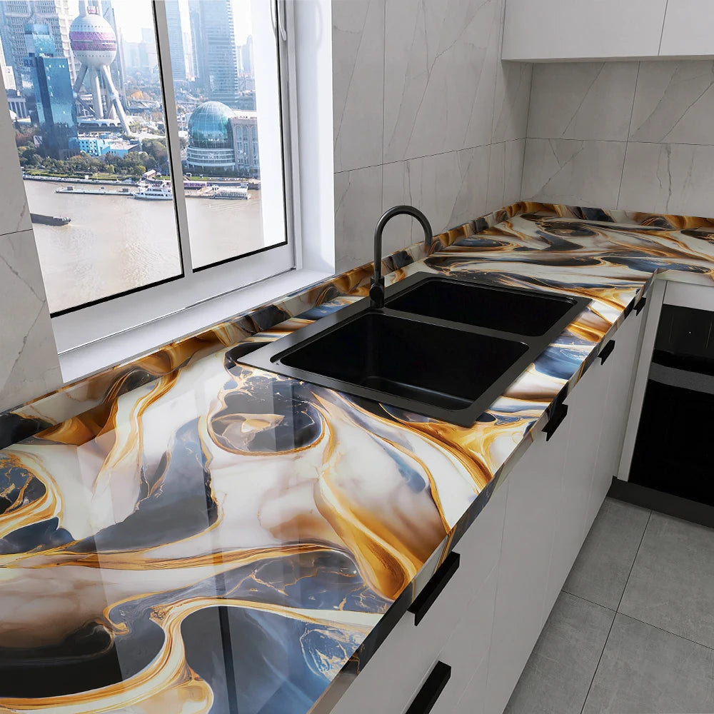 Convient pour cuisine, papier peint autocollant, papier peint PVC autocollant, décoration intérieure, autocollant imperméable et résistant à l'huile