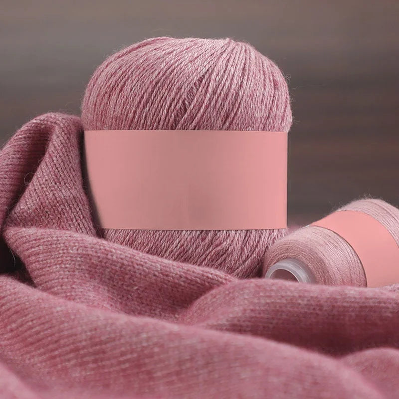 6 Pairs 100% Cashmere Soft Yarn 10.58oz+4.23oz - For Crochet Knitting Hats Clothing Valentine Gift | 24-hour Shipping