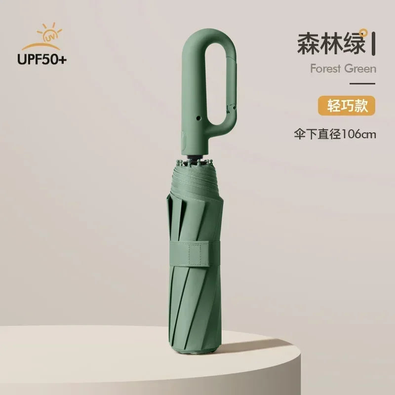 Parapluie Coupe-vent Renforcé Pliage Automatique Grande Taille Protection Solaire UV Anti-tempête Parapluie de Voyage