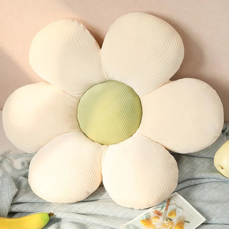 35CM Colorful Flowers Plush Pillow Plant Petal Cushion Stuffed Toys Home Decor Gift