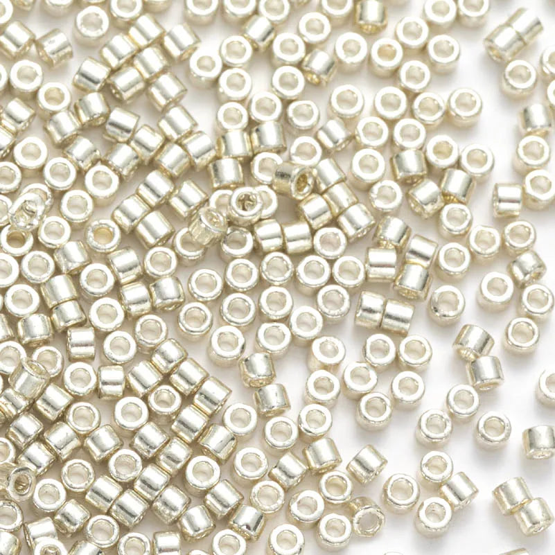 Perles MKY de 2,0 mm 10 grammes/tube Perles en verre de couleurs métalliques pour couture artisanale DIY