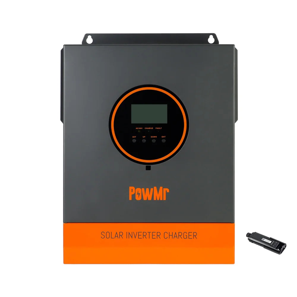 PowMr 24V 3200W 110V Hybrid Solar Inverter MPPT 60A Charger Controller Max PV Solar 108Vdc inversores híbridos solares for home