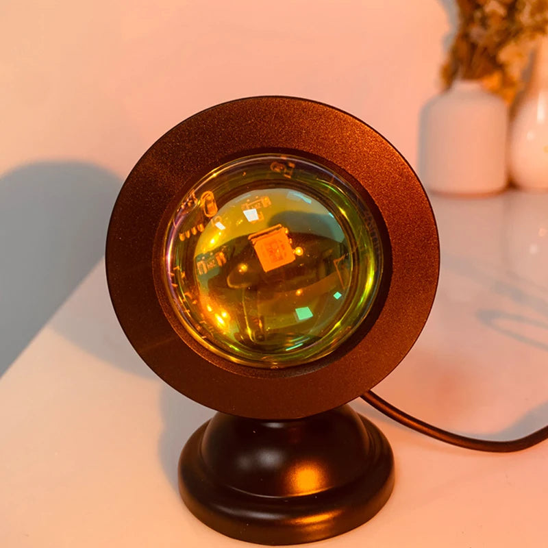 Sunset Projector Lamp 16 Colors RGB Mood Light Bedroom Decoration