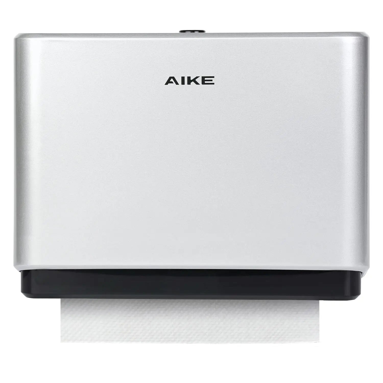 AIKE Professional Paper Towel Holder Wall Mount Punch Free Tissue Dispenser with Smart Lock Paper Box for Toilet Bedroom Kitchen